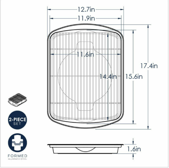 Oven Crisp Baking Pans Use and Care, Instructions, and Recipes